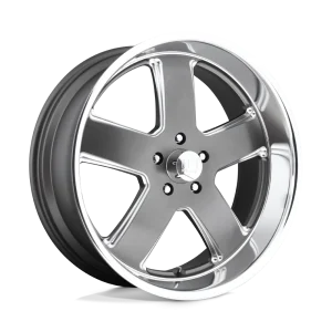 US Mag – U118 HUSTLER – Gunmetal – 20″x8″ 1mm – All weather Wheels – U11820806145